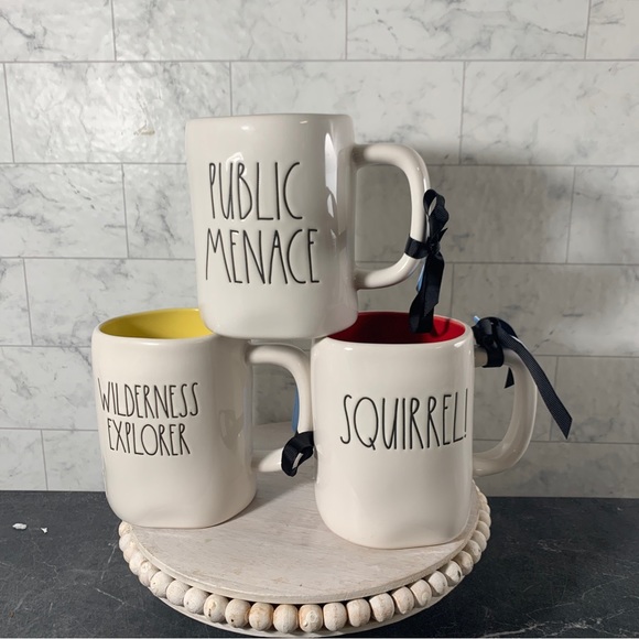 Rae Dunn X Pixar UP Mug Set Of 3, public Menace, Wilderness Explorer, Squirrel - Picture 9 of 10